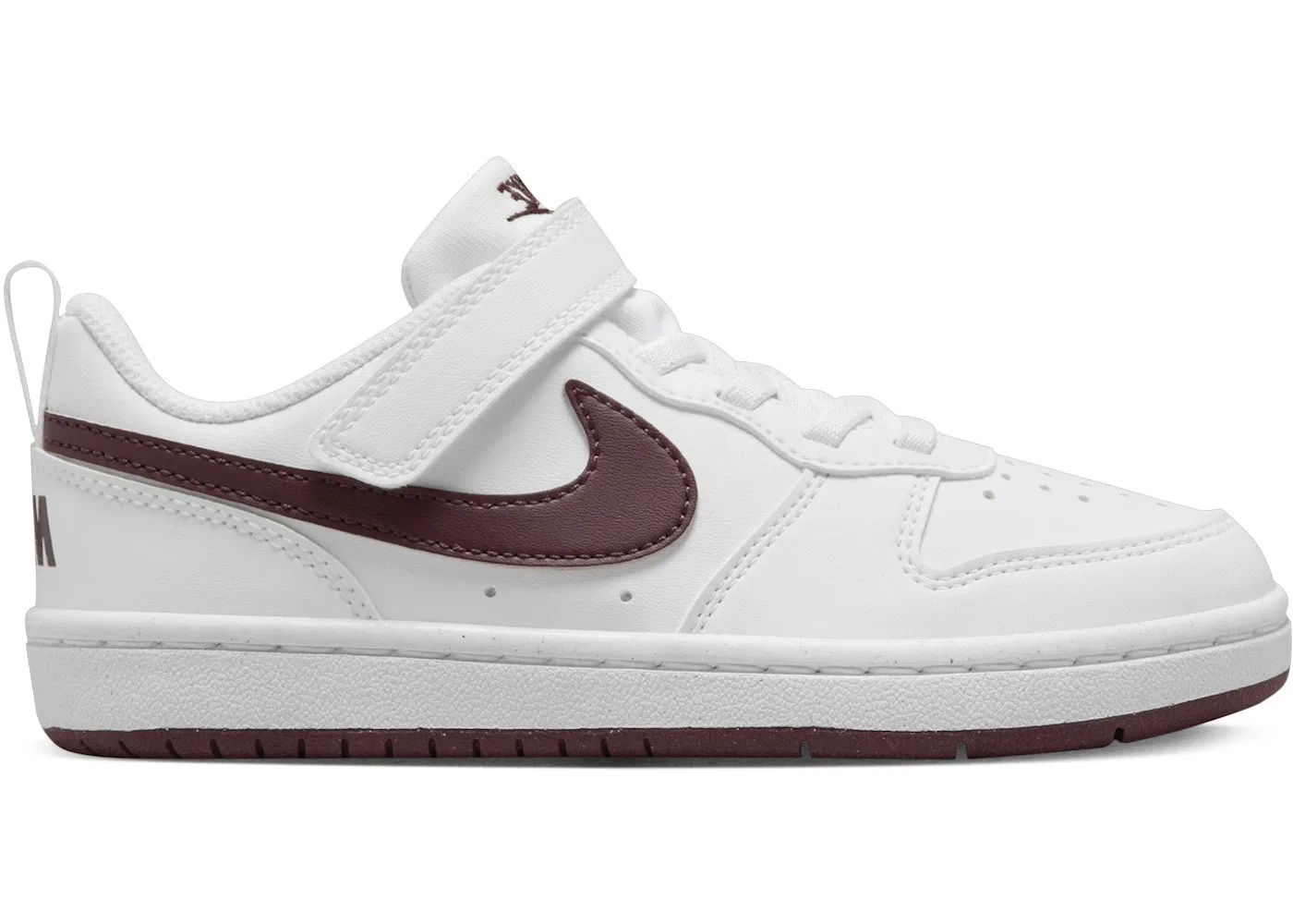 Детские кроссовки Lifestyle Nike Court Borough Low Recraft, White/Burgundy Crush
