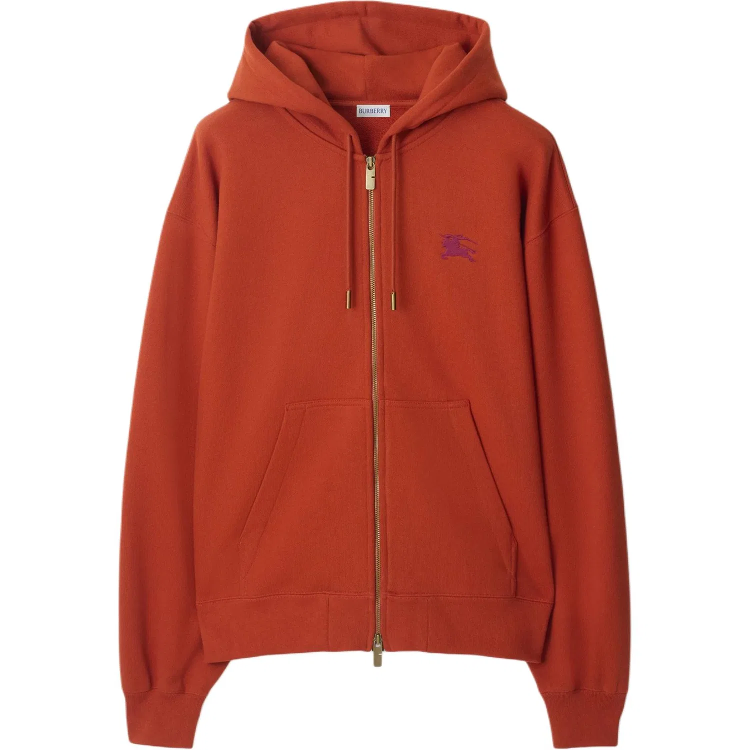 Мужской свитшот с капюшоном Flame Orange Burberry, Flame Orange