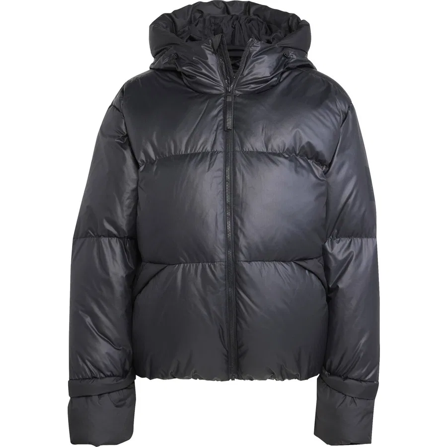 Женская куртка с длинным рукавом W Bıg Baffle J adidas, Черный — фото 3