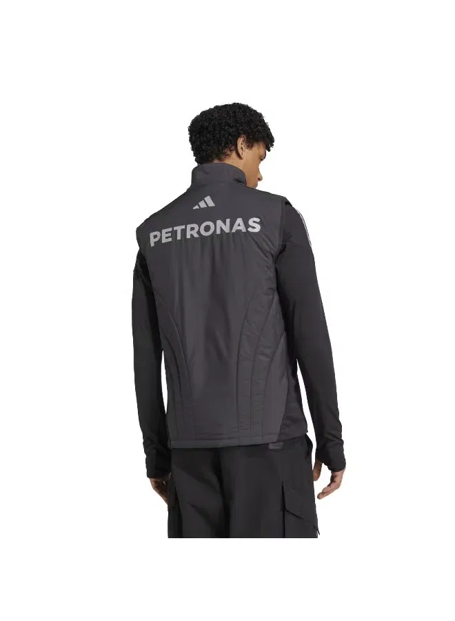 Жилет утепленный с логотипом Mercedes - AMG Petronas Formula One Team Adidas, черный — фото 3