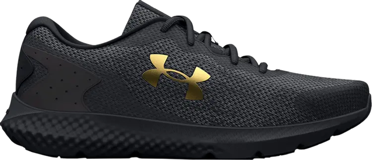 

Кроссовки Under Armour Charged Rogue 3 Black Metallic Gold, черный