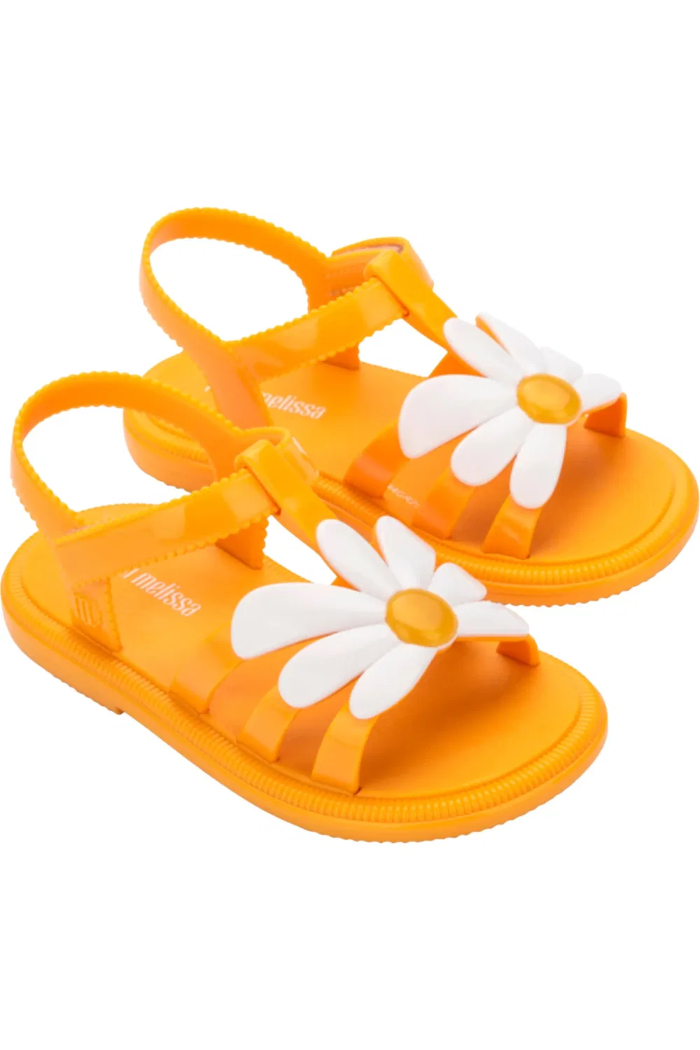 Сандалии детские с цветочными аппликациями Hip Bloomy Mini Melissa, Orange