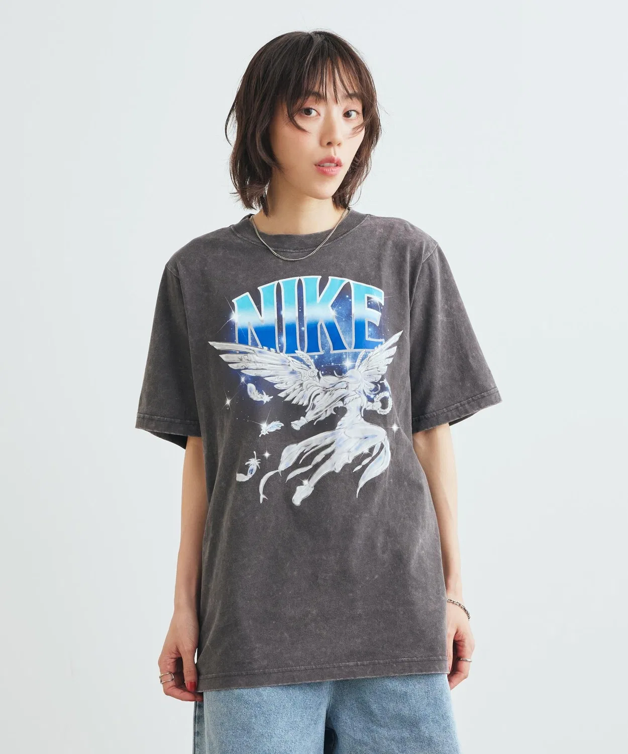 Женская футболка с принтом Nike Sportswear Anthracite