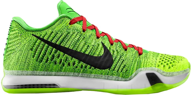 

Кроссовки Nike Kobe 10 Elite 'Grinch' iD, зеленый