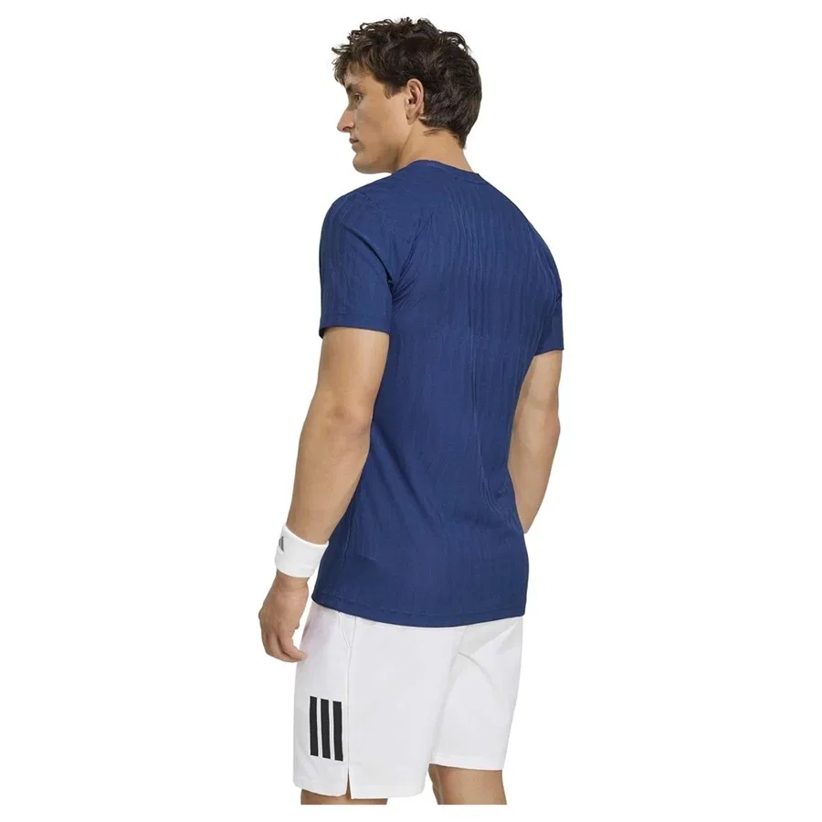 Футболка спортивная с принтом Freelift Tee adidas, Синий — фото 4