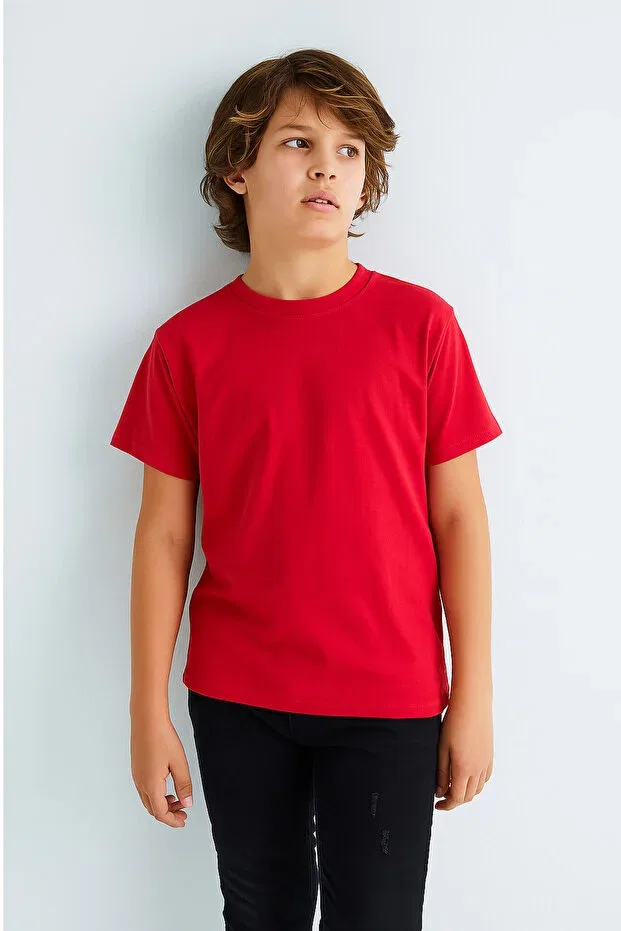 Детская футболка для девочек хлопковая Esila Kids, Red