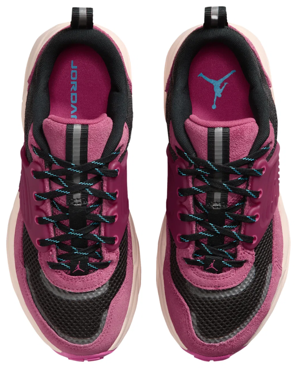 Детские кроссовки для девочек с дышащим верхом Jordan Trunner, Jordan, Sweet Beet Desert Pink Off Noir — фото 4