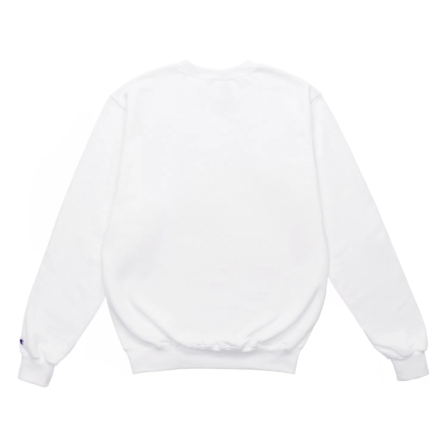 Детский свитшот с начесом с круглым вырезом Champion, White — фото 3