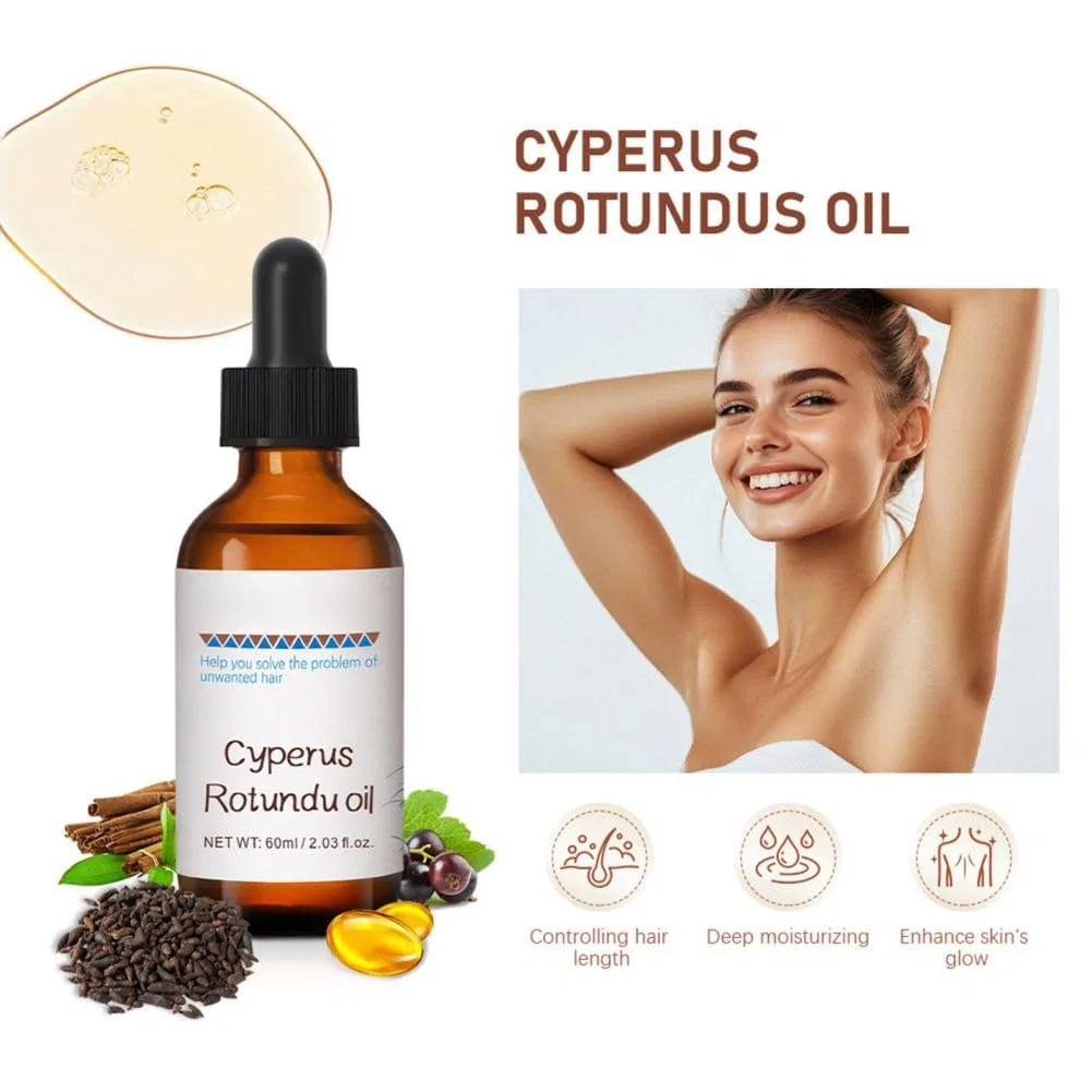 Масло для удаления волос Cyperus Rotundus Oil, Ofanyia, 60 мл — фото 2