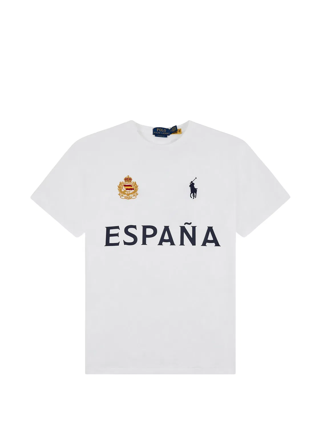 Футболка с гербом белая Polo Ralph Lauren, белый