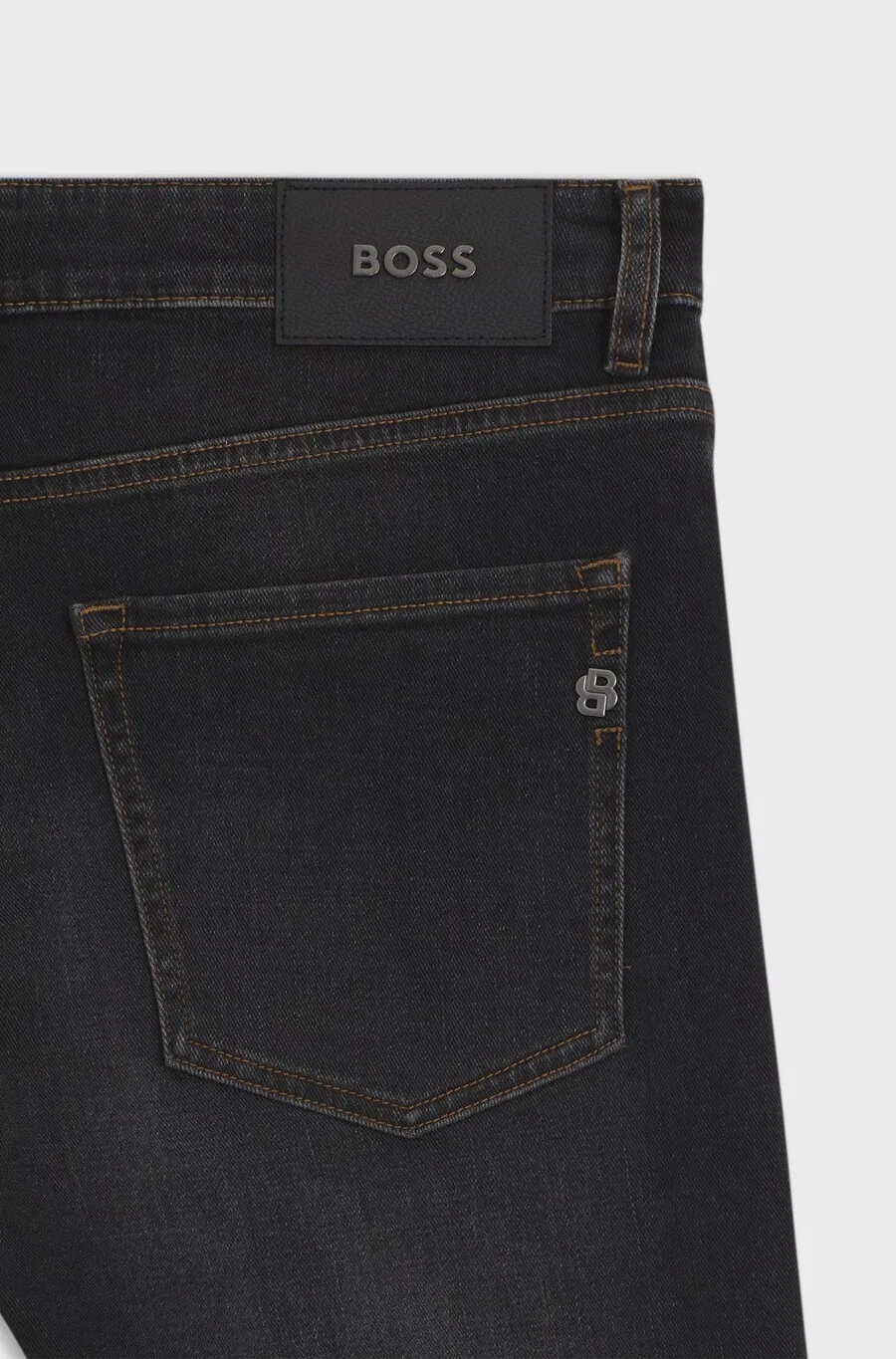 Джинсы BOSS Slim fit черного цвета — фото 3