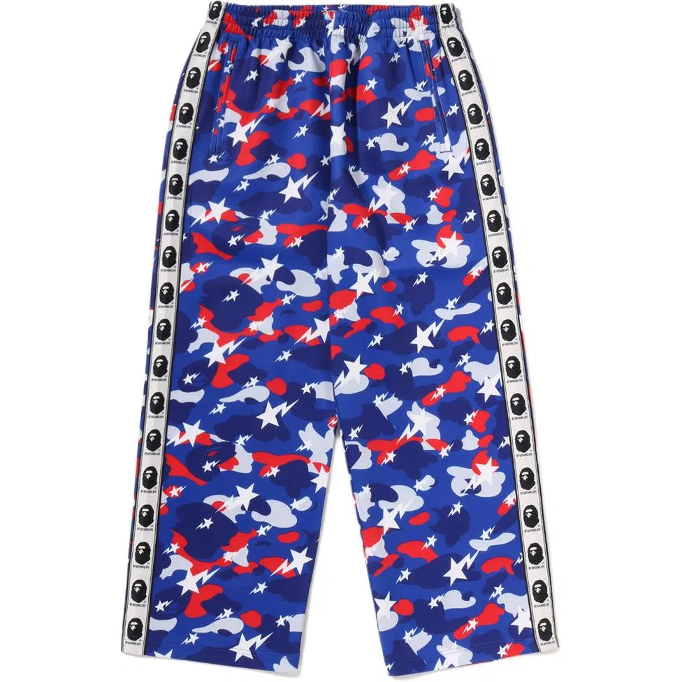 Детские спортивные штаны из трикотажа с молнией A BATHING APE, Blue