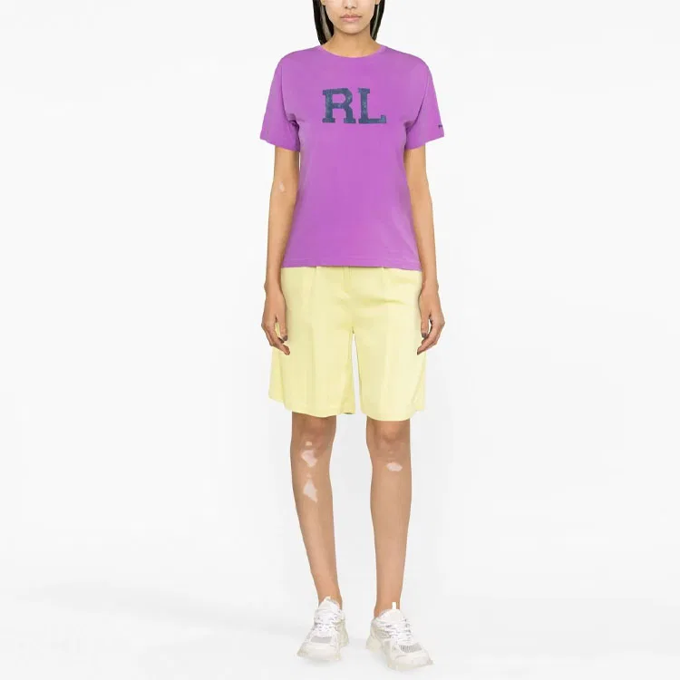 Женская футболка Polo Ralph Lauren, Purple — фото 4
