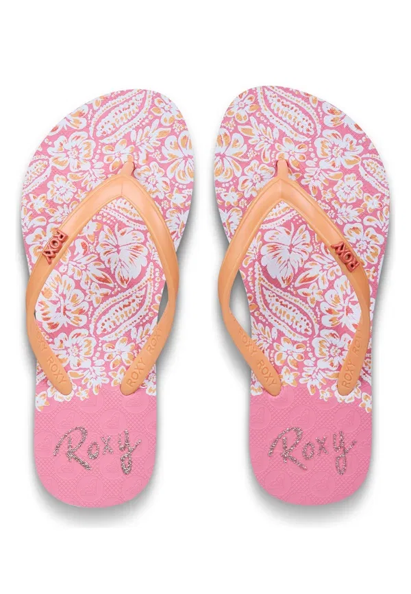 Сандалии с цветочным принтом Rg viva stamp Roxy Orange, оранжевый — фото 3