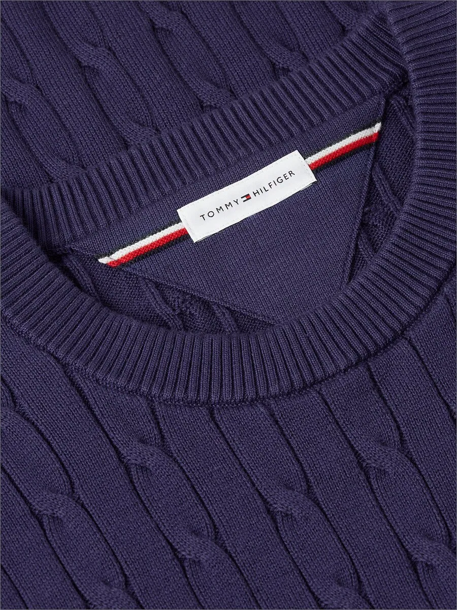 Свитер TOMMY HILFIGER цвета баклажана — фото 4