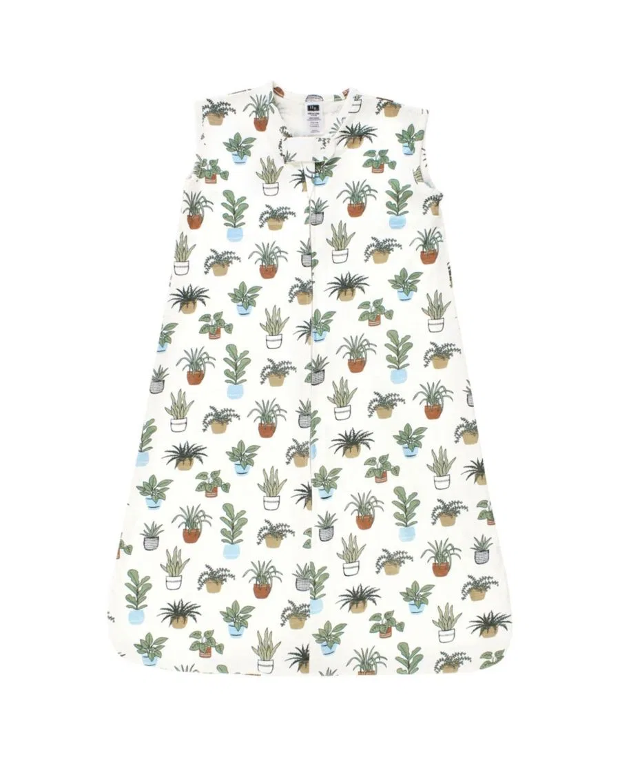 Детский спальный мешок-конверт без рукавов Cotton Sleevelessdom Slumber Shell Hudson Baby, Plants