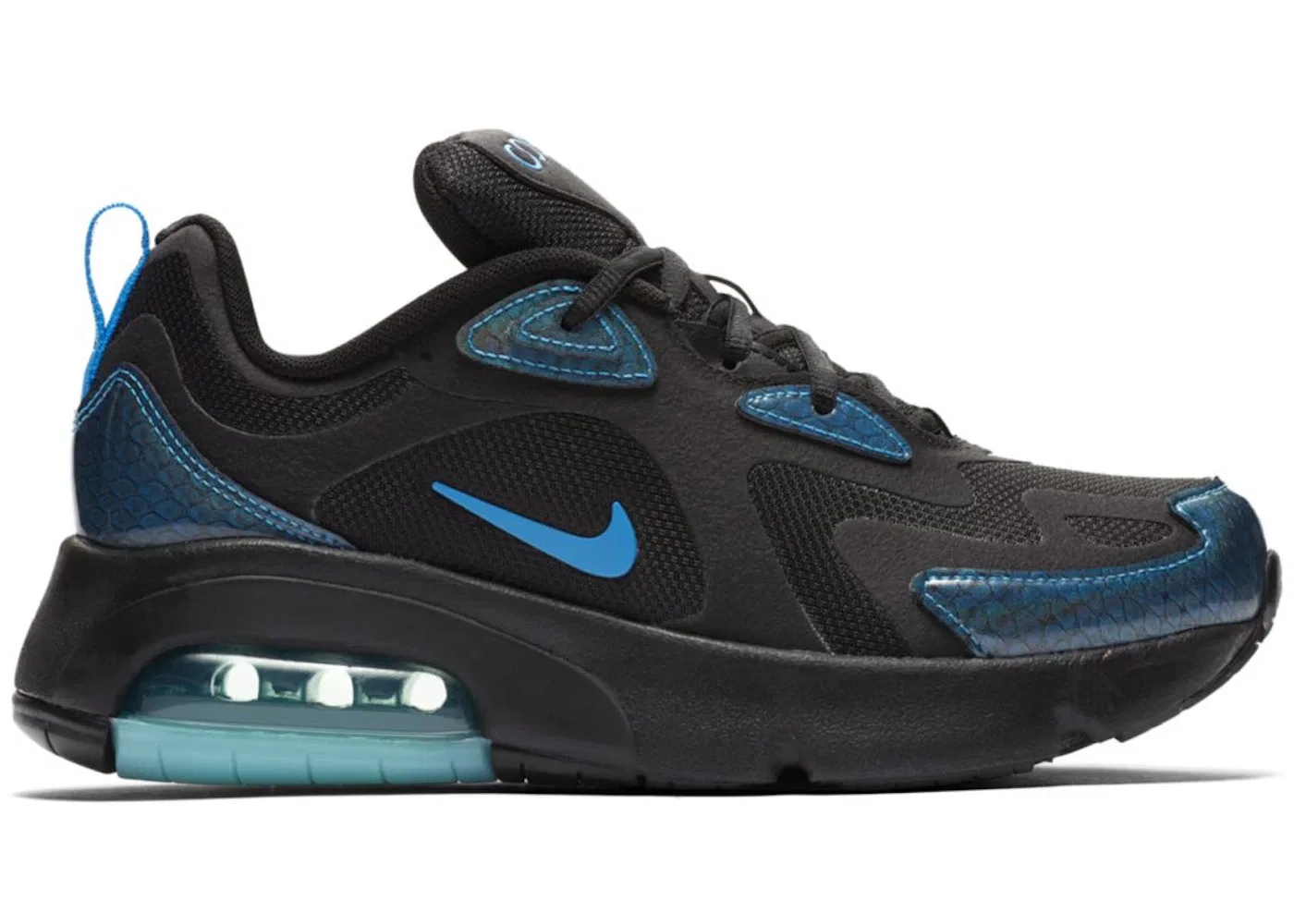 Детские кроссовки Lifestyle Nike Air Max 200, Black/Aurora/White/Blue Hero