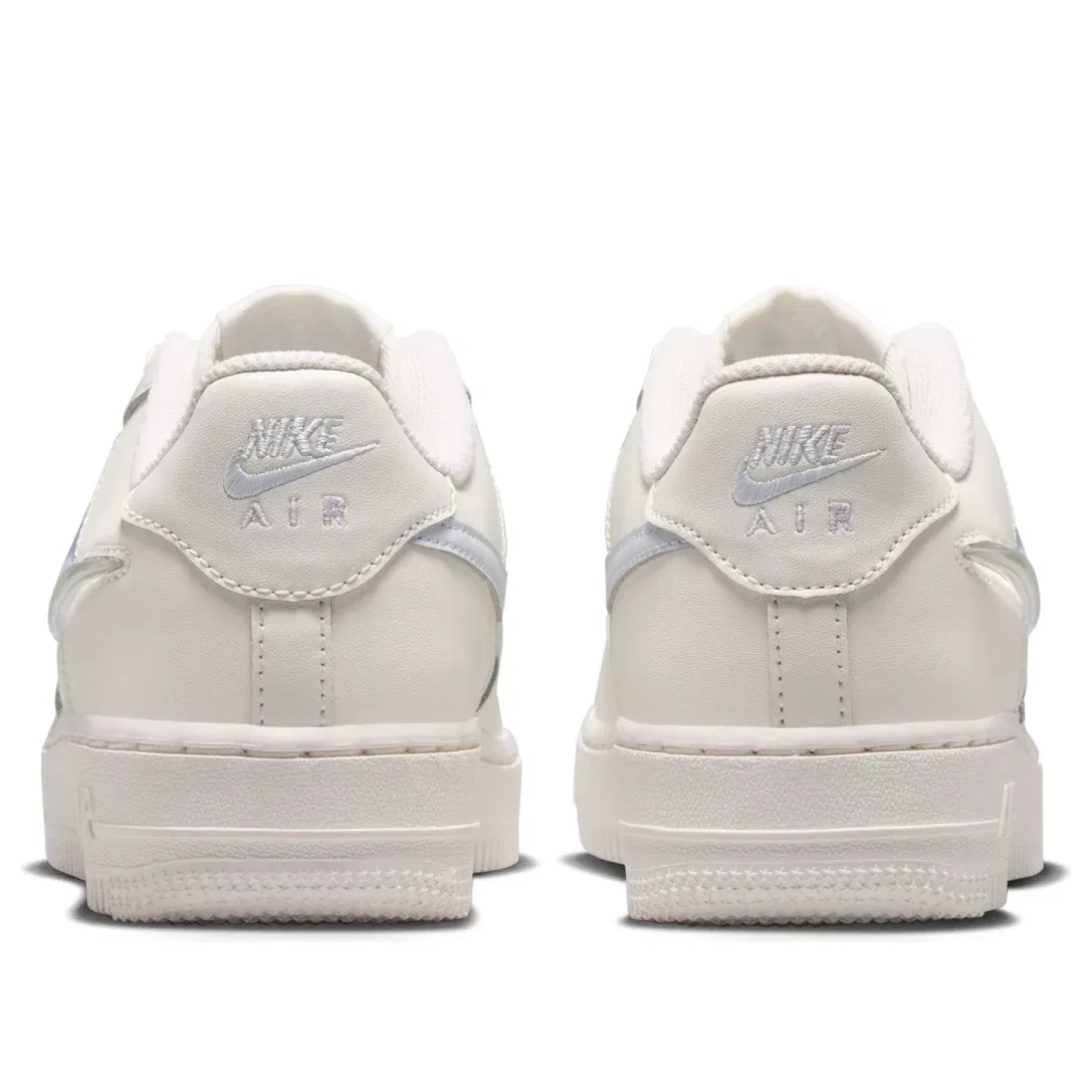 Детские кроссовки с кожаным верхом Air Force 1 'Sail Football Grey' Nike, Sail/Football Grey — фото 4