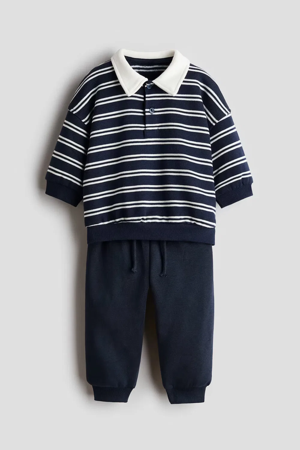 Комплект из двух толстовок H&M, Marineblau/Weiß Gestreift