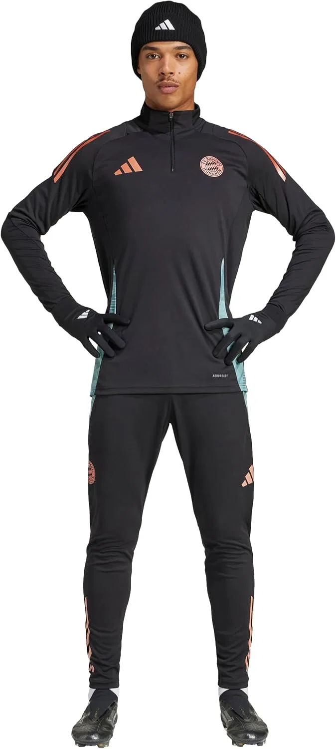 Тренировочные брюки Adidas Men's FC Bayern Munich 24/25, черный — фото 2