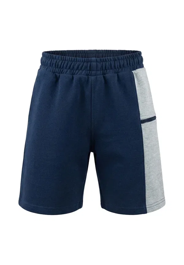Брюки хлопковые Bermuda bambino New Balance, Blu, синий — фото 2