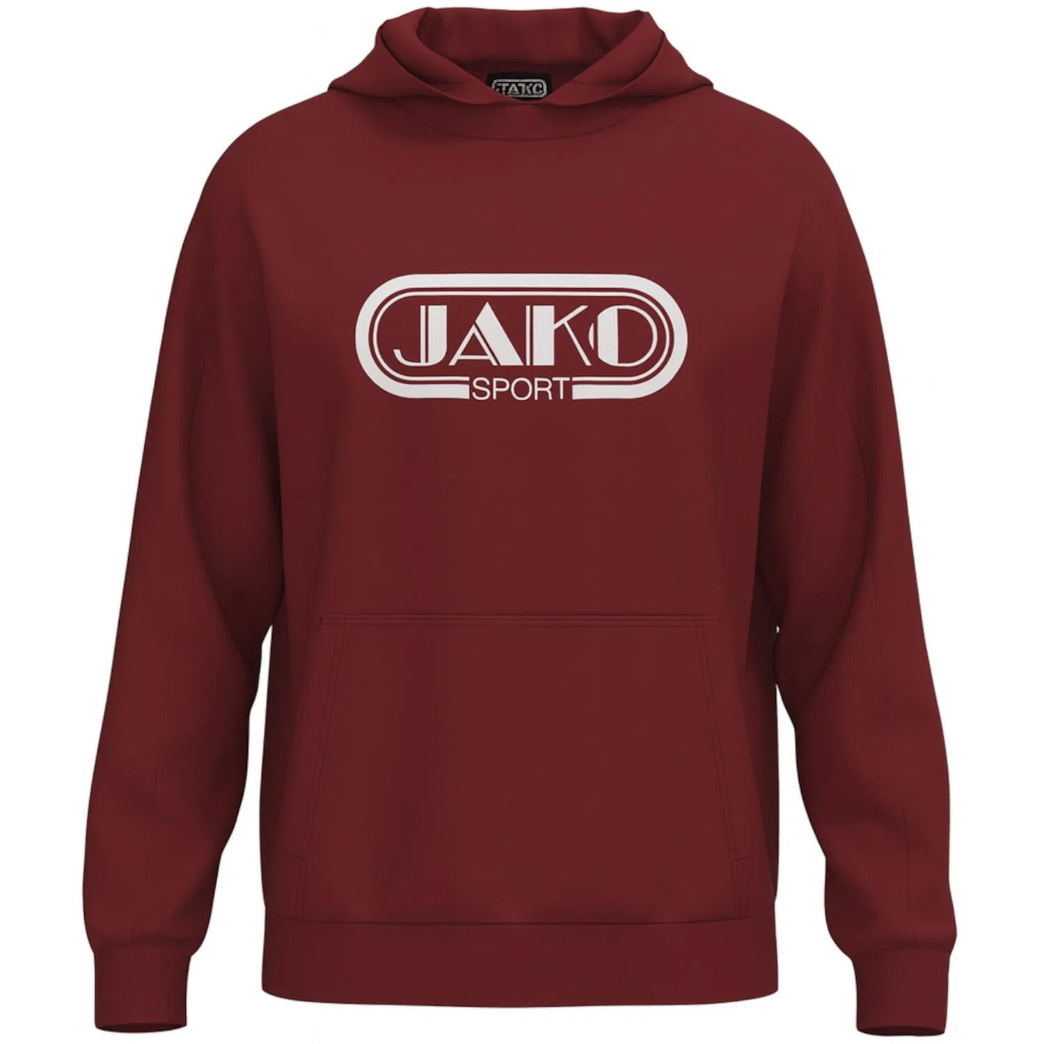 Детское худи с капюшоном Promo Jako, Rot Weiss