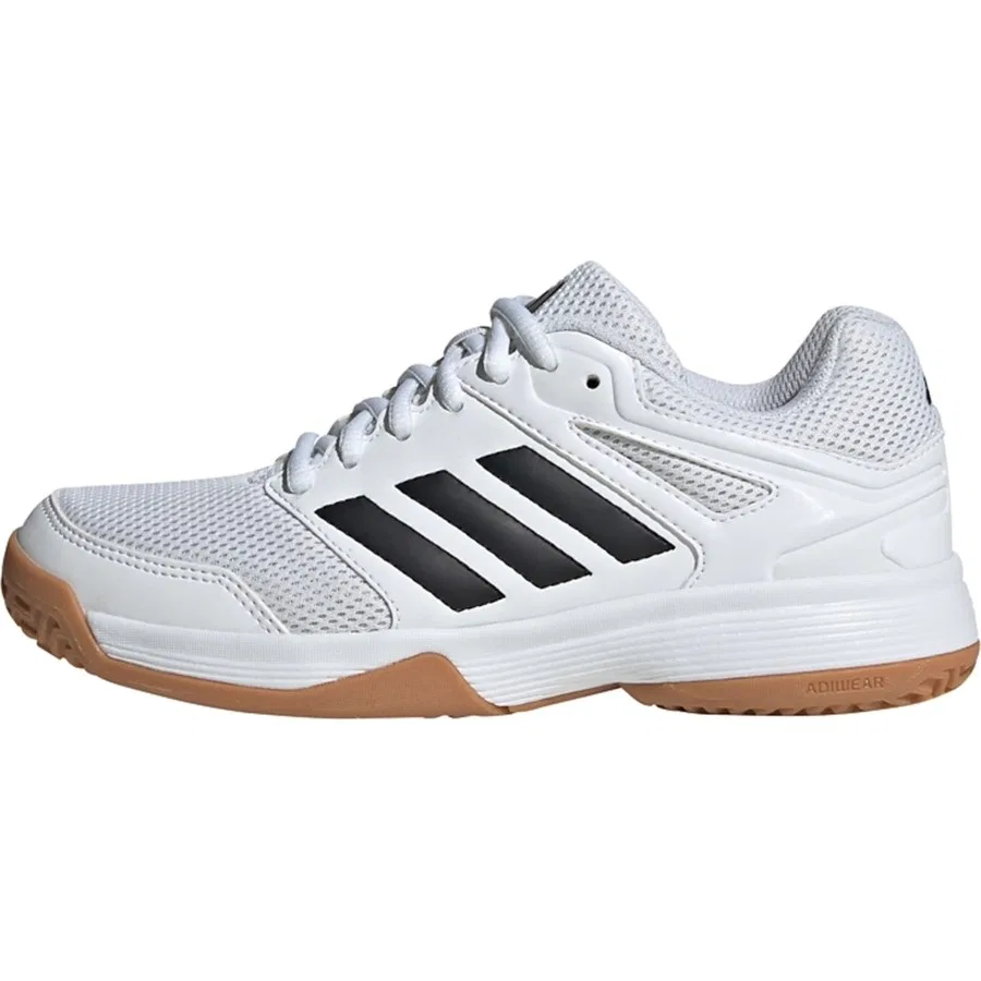 Детские кроссовки для зала с дышащим верхом Speedcourt Indoor adidas, Бело-черный — фото 3