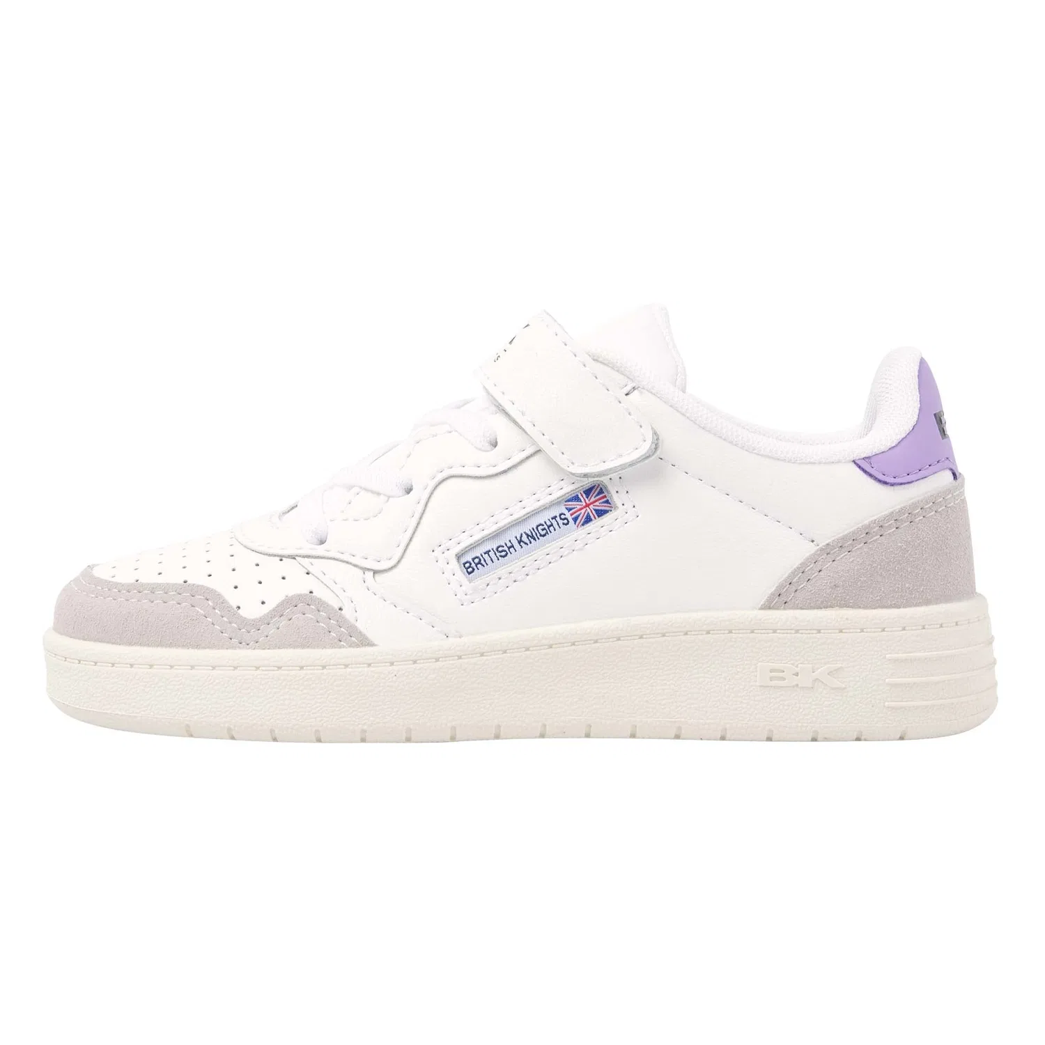 Детские кроссовки для девочек классические Noors BK British Knights, White Lilac