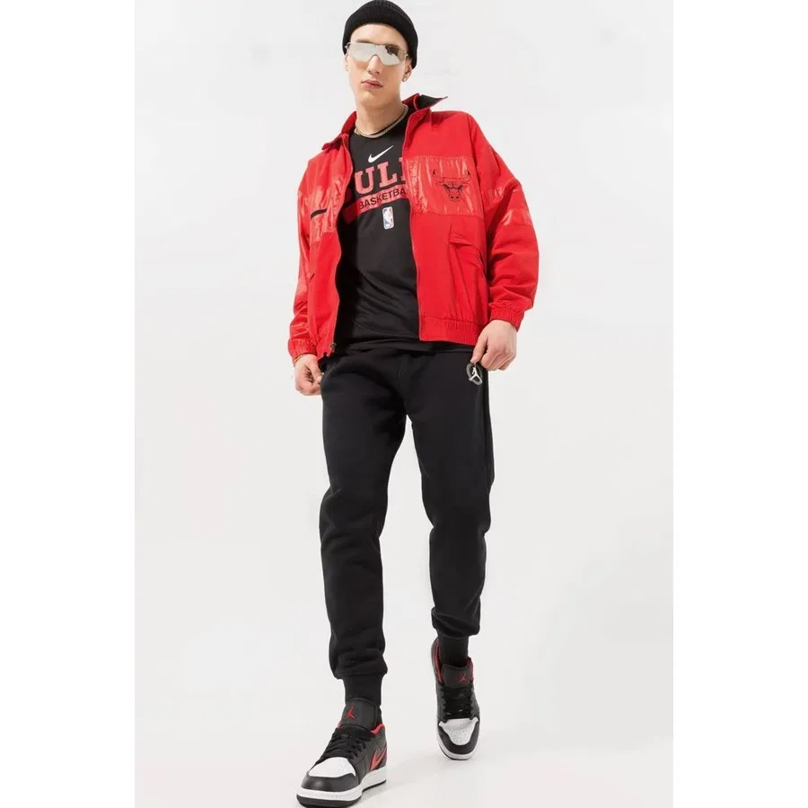 Спортивные штаны из футера с эластичным поясом Jordan Flight MVP HBR Fleece, Nike, Черный — фото 4
