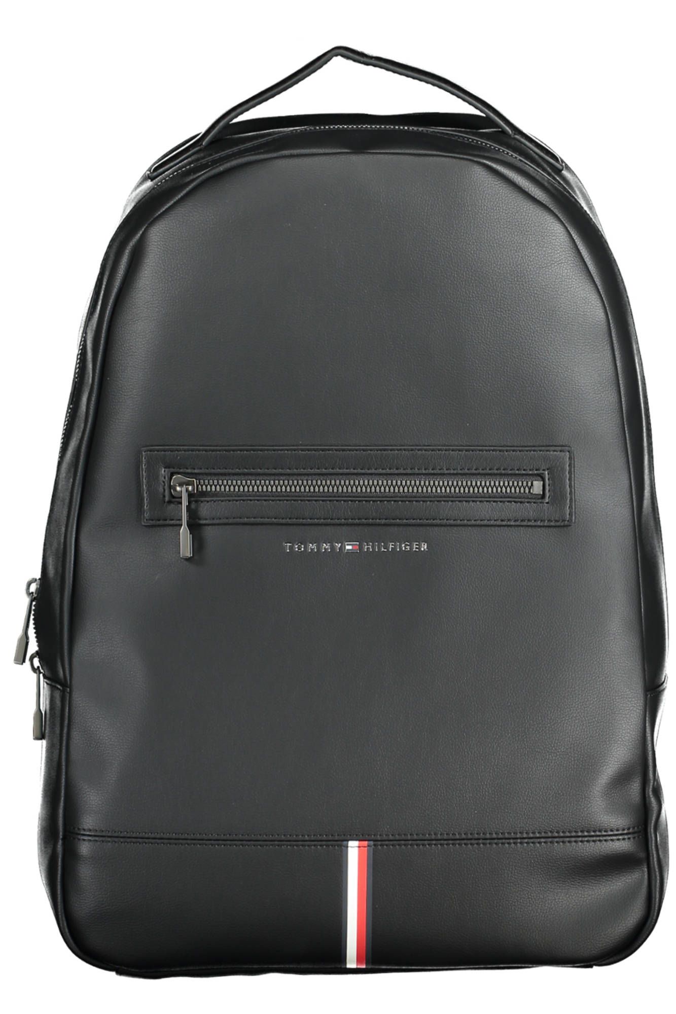

Черный полиуретановый мужской рюкзак Tommy Hilfiger