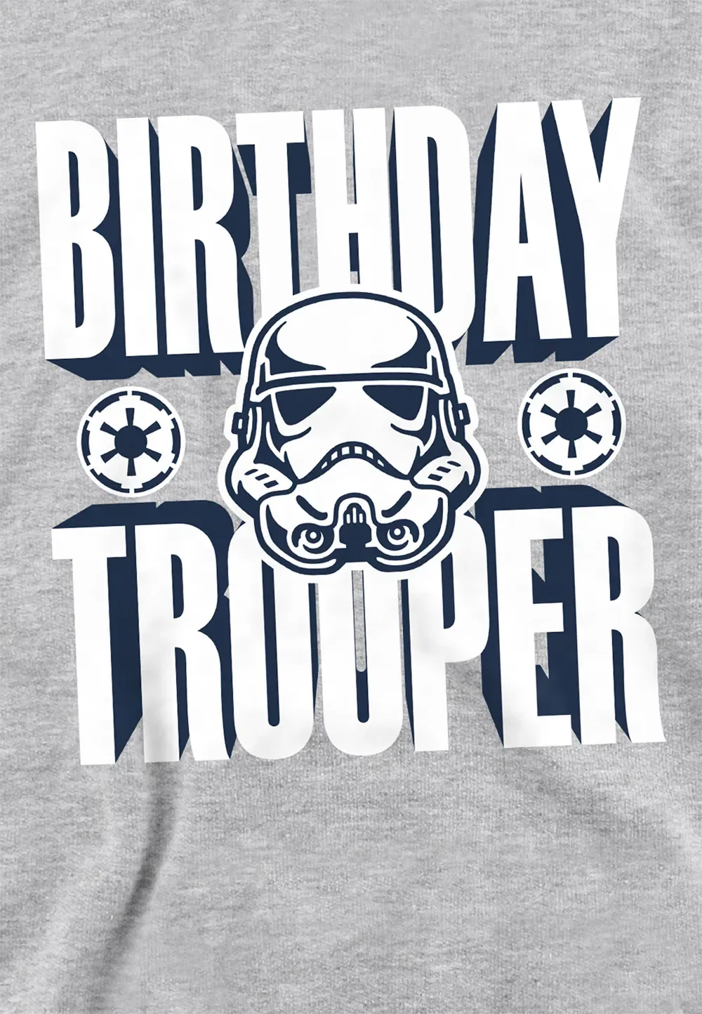 Детская худи Star Wars Birthday Troopers Disney, серый — фото 2