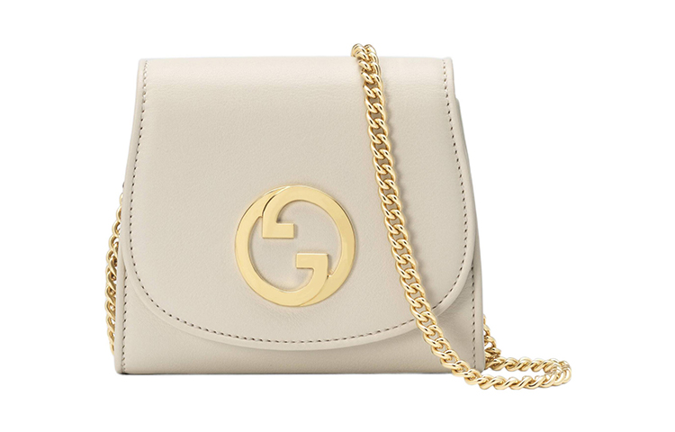 

GUCCI Блэнди кожаная сумка через плечо, кроссбоди, кошелек Medium Women's White