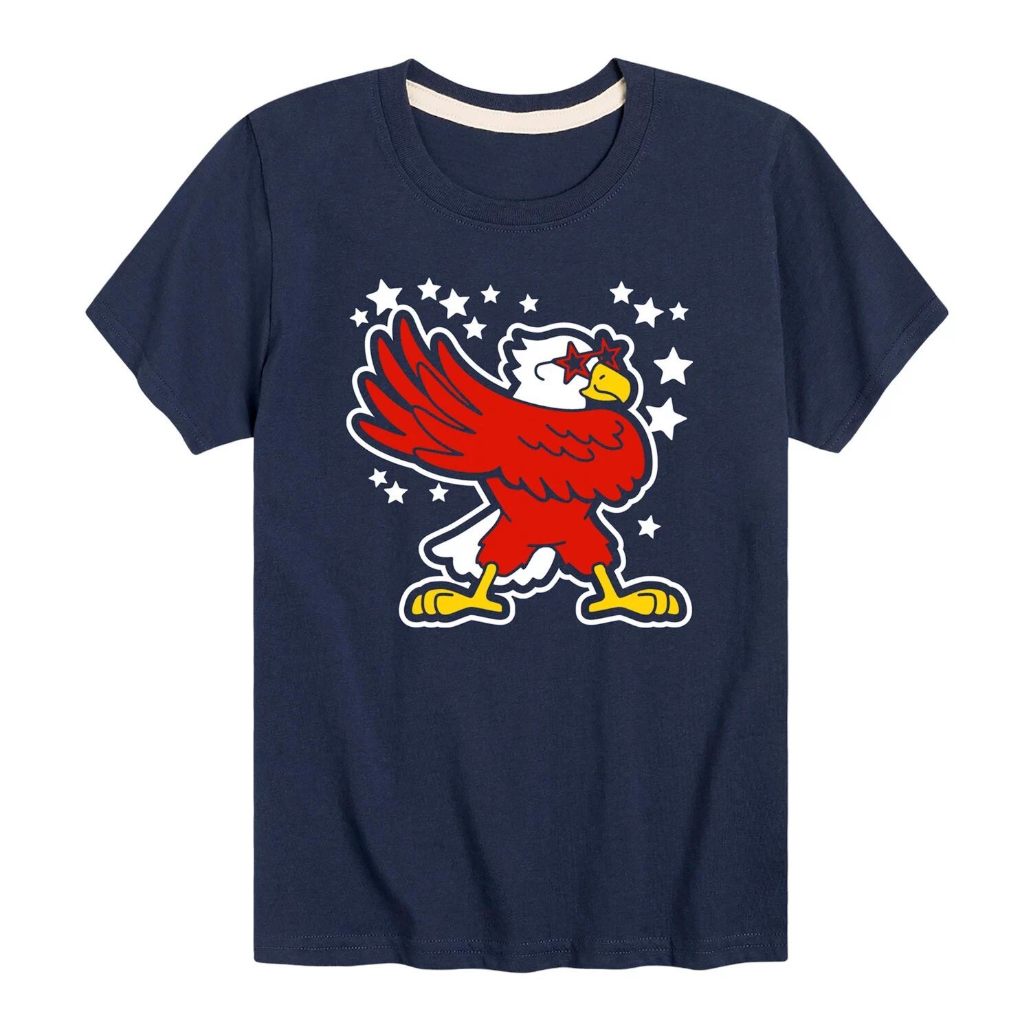 

Футболка с рисунком Americana Eagle для мальчиков 8–20 лет с зубной нитью Licensed Character