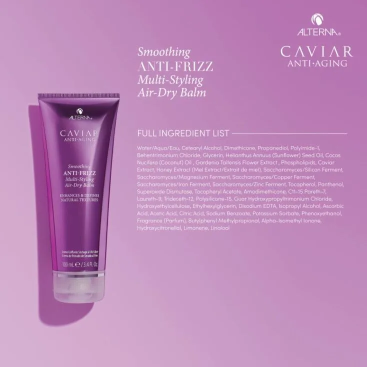 Alterna Caviar Anti-Aging Smoothing Anti-Frizz Multi-Styling Air Dry Balm, 100 мл — фото 3
