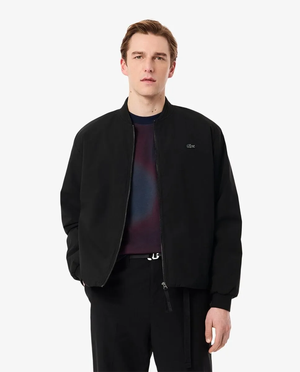 

Мужская водоотталкивающая и эластичная куртка-бомбер черного цвета Lacoste, черный