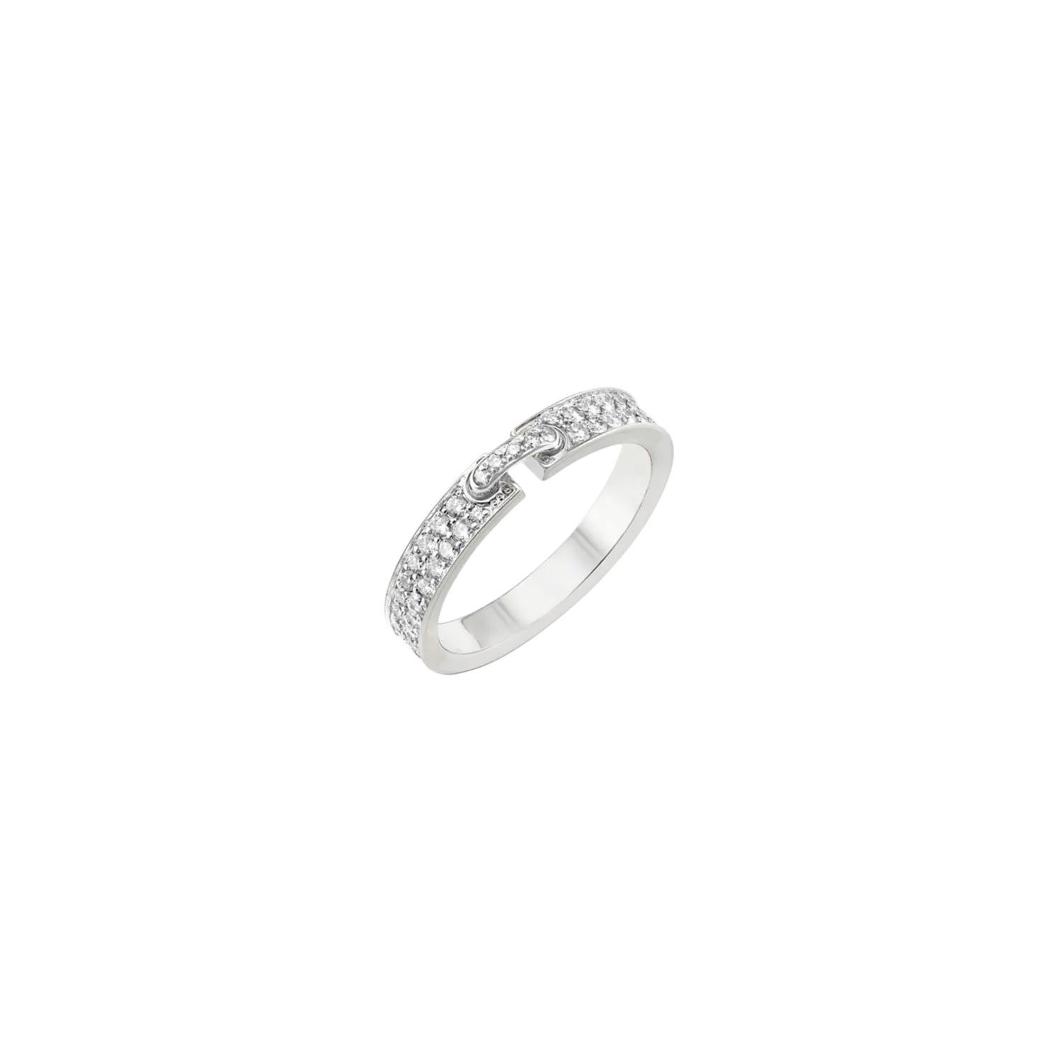 

Обручальное кольцо Chaumet из белого золота с бриллиантами