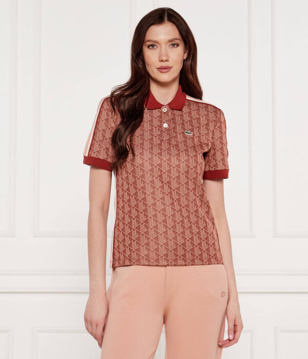 

Рубашка поло Slim fit Lacoste, красный