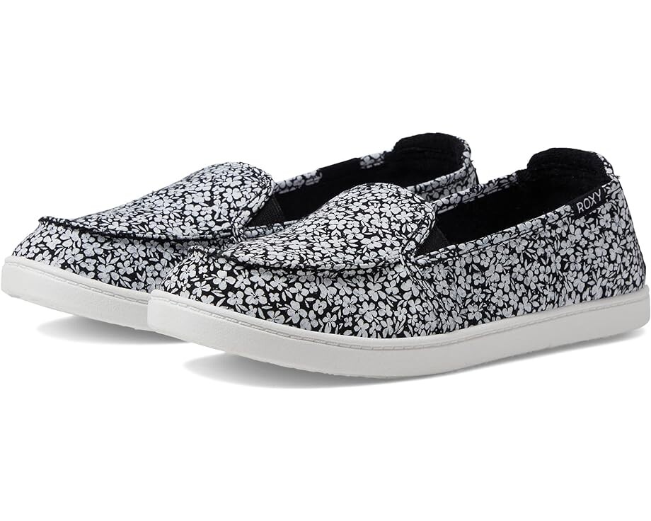 

Кроссовки Roxy Minnow VII Slip-On Shoe, черный/белый