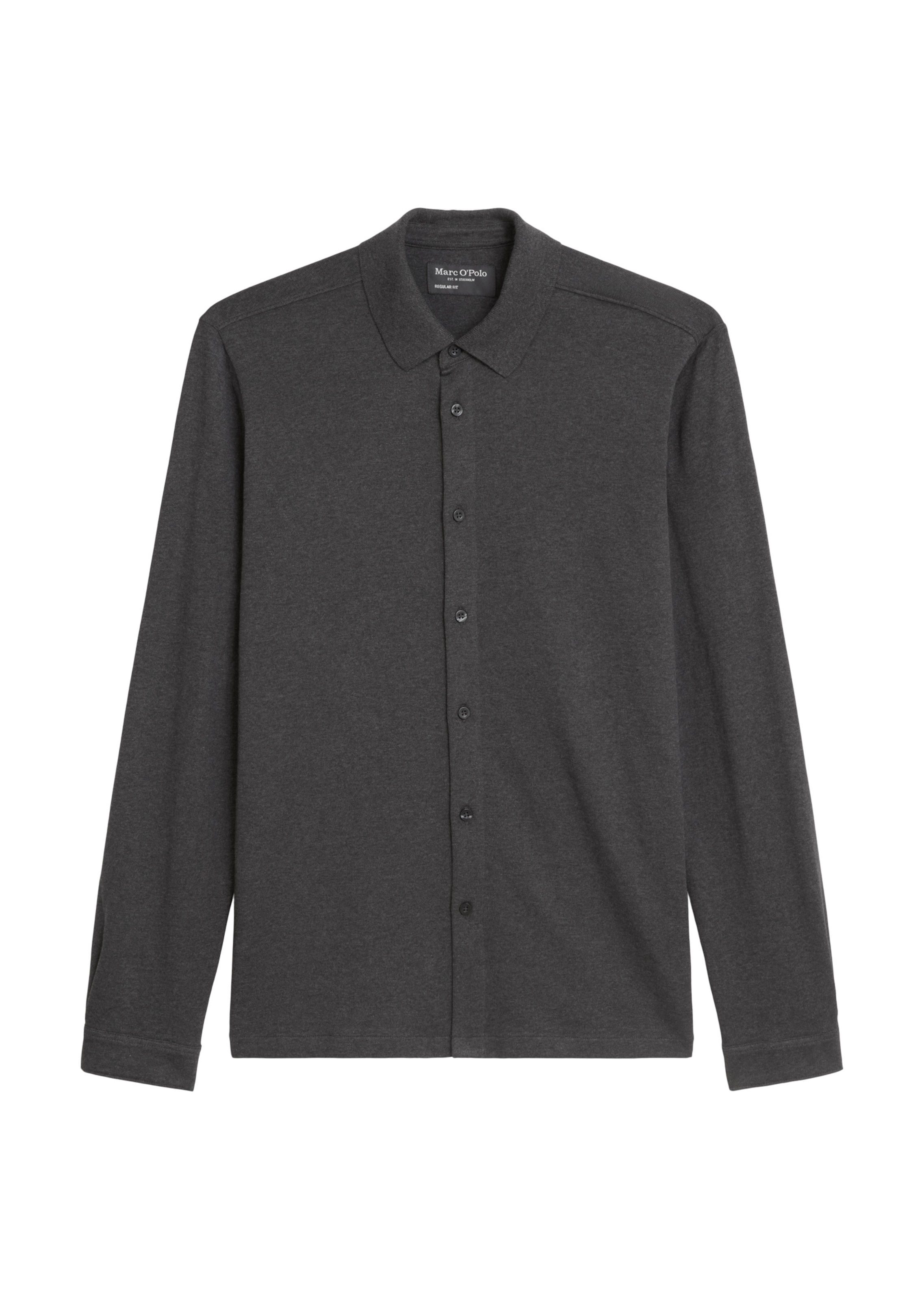 

Marc O'Polo Рубашка на пуговицах Regular fit в темно-сером цвете
