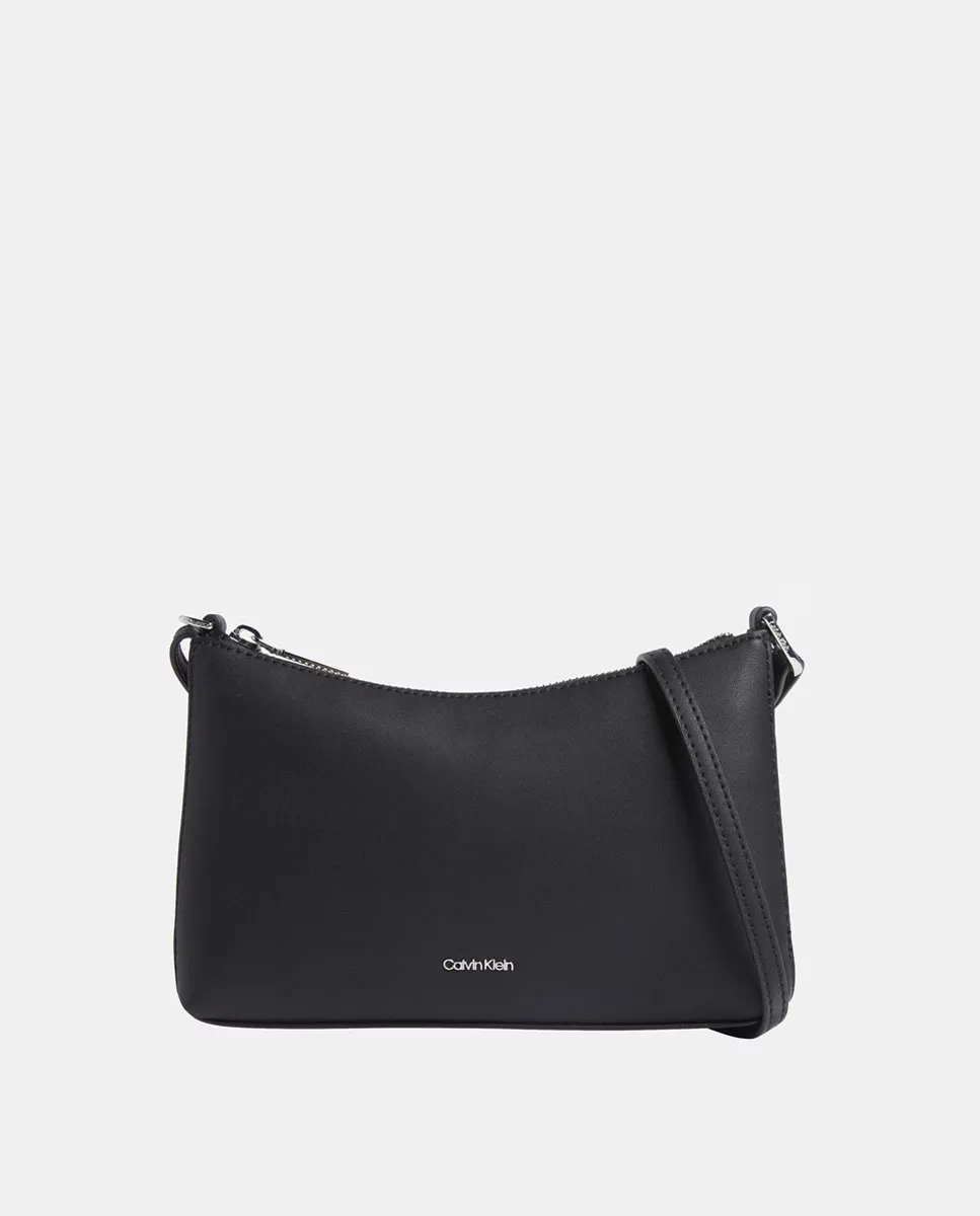 

Сумка через плечо с логотипом спереди Calvin Klein, черный