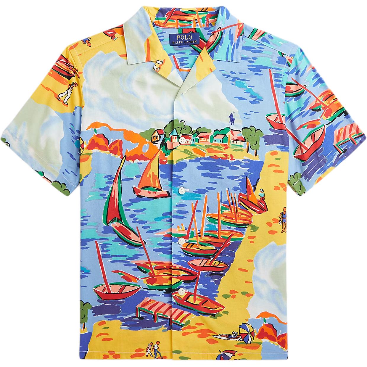 

Polo Ralph Lauren Рубашка Green Purple Village Paradise для подростков