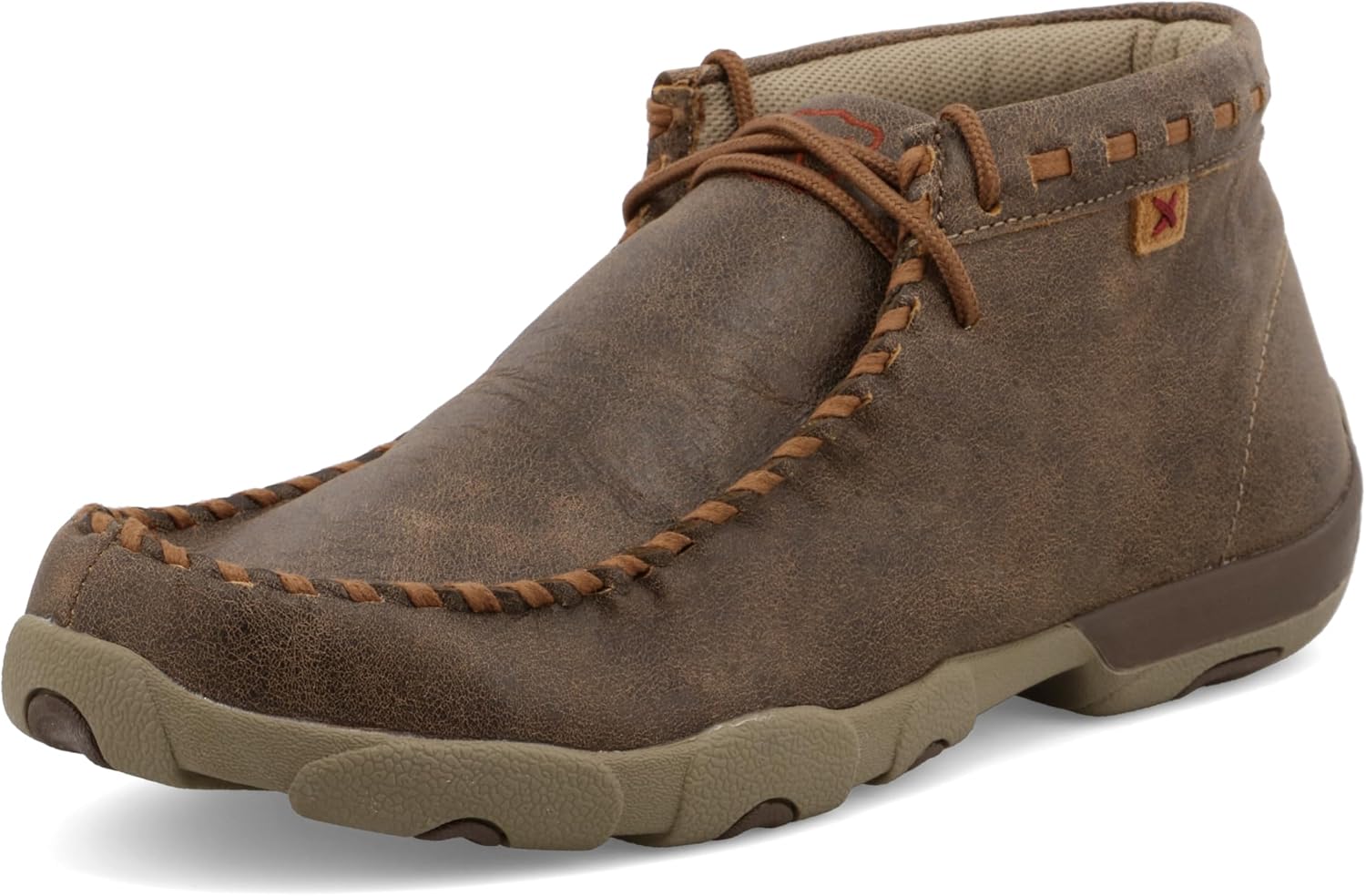 

Мужские мокасины Twisted X Chukka Driving Moc, темно-коричневый