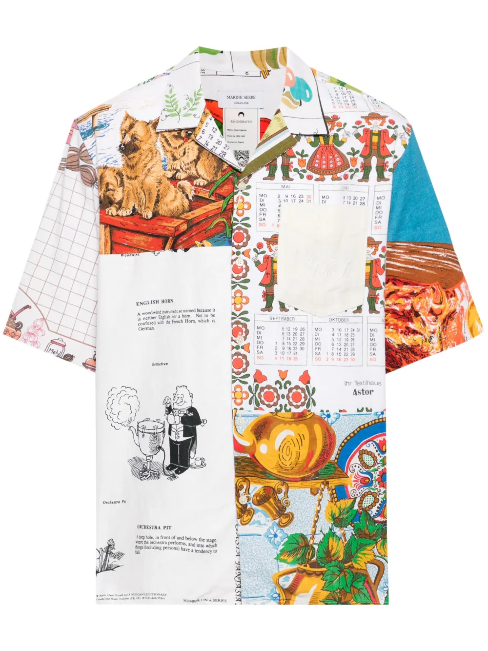 

Рубашка Regenerated Household Marine Serre, белый