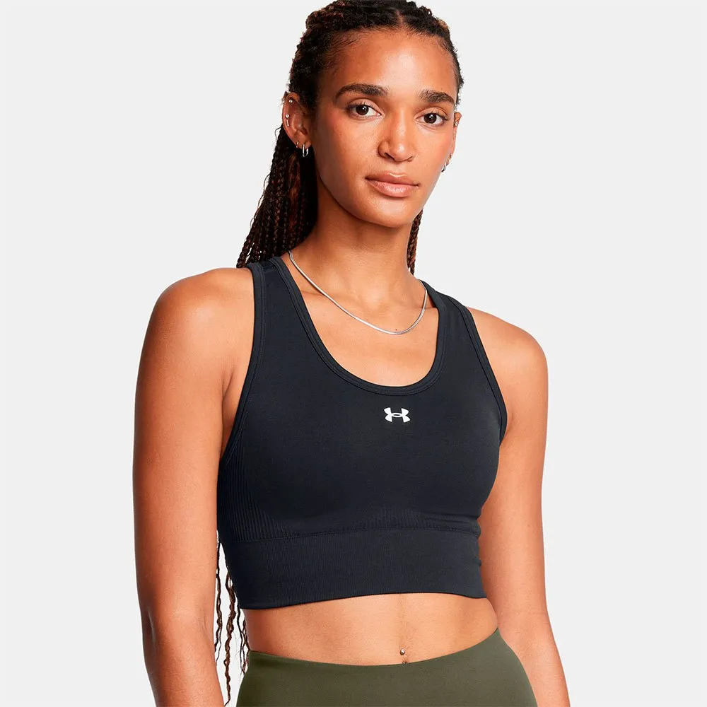 

Спортивный топ Under Armour Vanish seamless medium support, черный