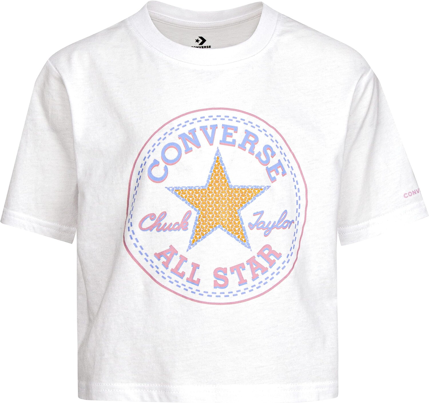 

Футболка Converse Star Faux Sequin Boxy Tee, белый