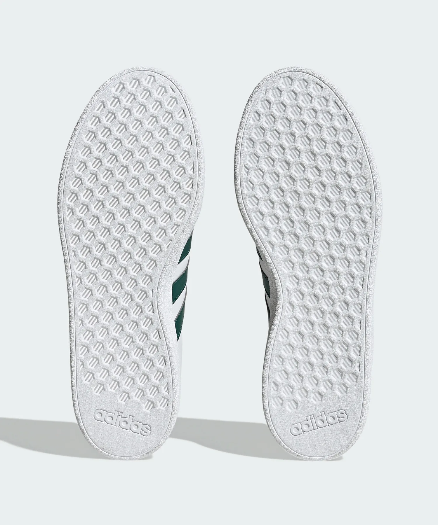 Кроссовки из синтетической кожи GrandCourt TD adidas бело-голубые — фото 4