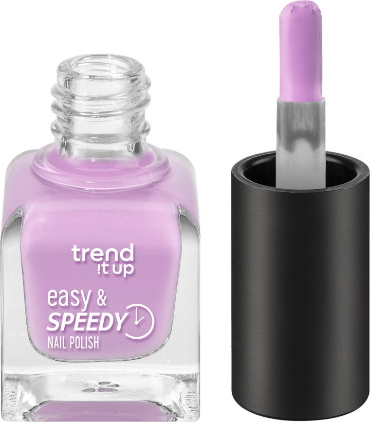 

Лак для ногтей trend !t up Nagellack Easy & Speedy Nail Polish 235 Lilac, 6 ml