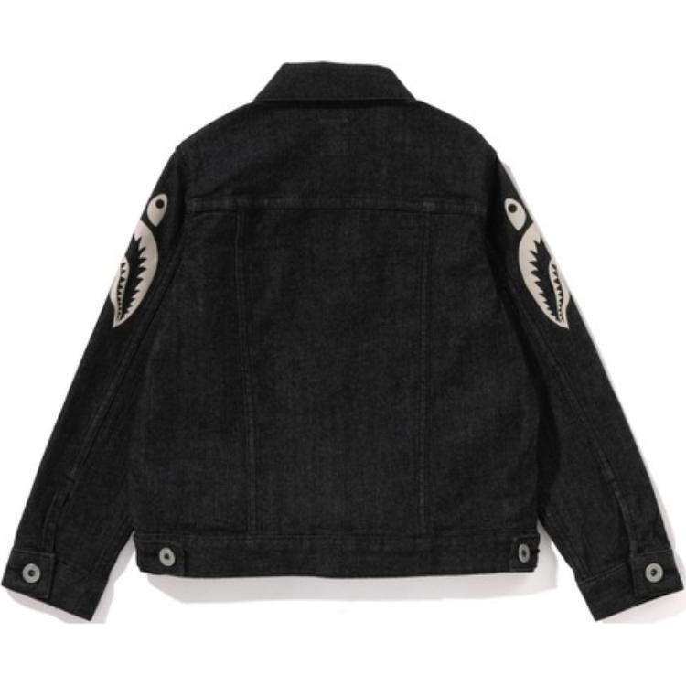 Куртка детская A BATHING APE, черный — фото 3