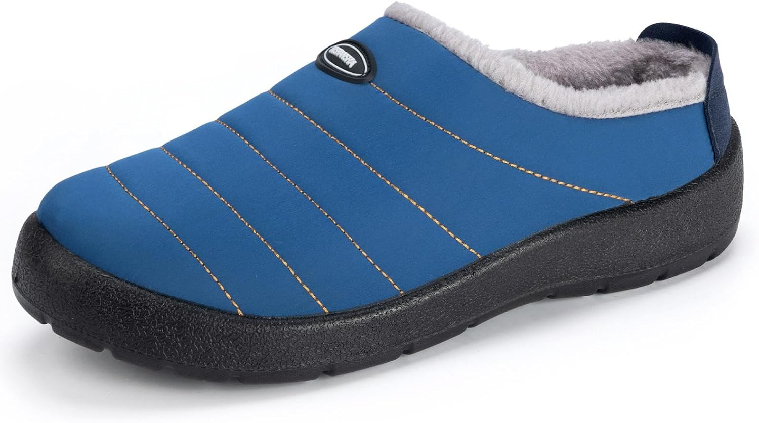 

Домашние тапочки Mishansha для мужчин и женщин, теплые с меховой подкладкой, зимние домашние туфли, удобные для носки дома и на улице, синий