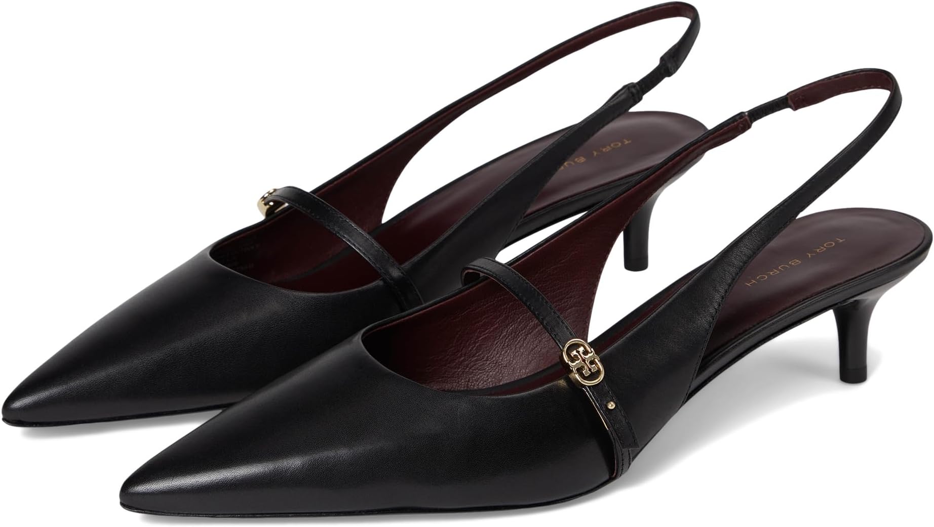 Туфли Tory Burch Women's Double T Buckle Mary Jane Pumps 45mm, Perfect Black/Perfect Black